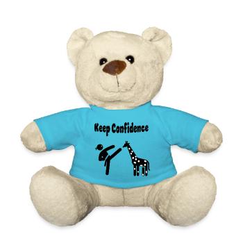 Keep Confidence - Teddy Bear - atoll blue - Front