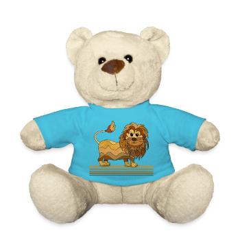 Lion - Nounours - bleu outremer - Devant