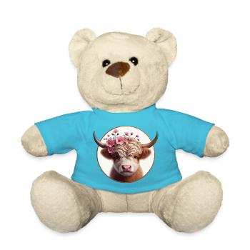 Highlander Kalb 3 - Teddy - Atollblau - Vorne