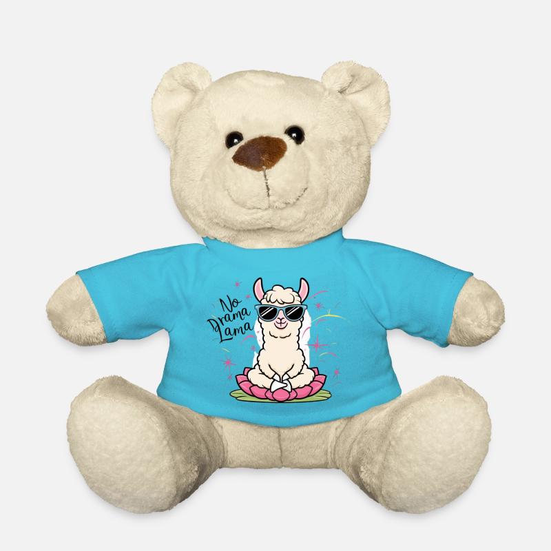 No Drama Lama - Teddy Bear - atoll blue