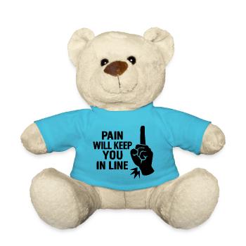Save the world - Teddy - Atollblau - Vorne