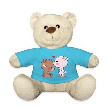 Liebevolle Bären und Freunde - Teddy - Atollblau - Vorne