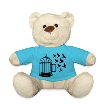 Freiheit - Teddy - Atollblau - Vorne