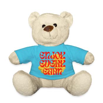Earn and prosperity - Teddy Bear - atoll blue - Front