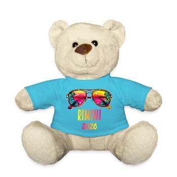 Lunettes de soleil néon Rimini 2026 - Nounours - bleu outremer - Devant