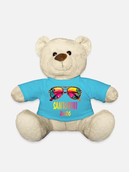 Santorini 2026 Farbige Sonnenbrille - Teddy - Atollblau