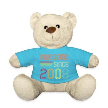 Awesome since 2008 - Teddy Bear - atoll blue - Front