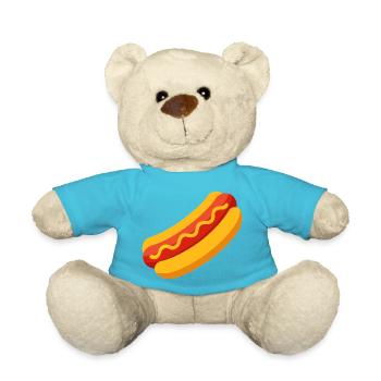 Hot dogs - Teddy Bear - atoll blue - Front