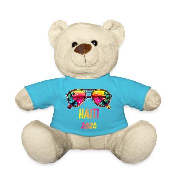Haiti 2026 Tropische Sonnenbrille - Teddy - Atollblau - Vorne