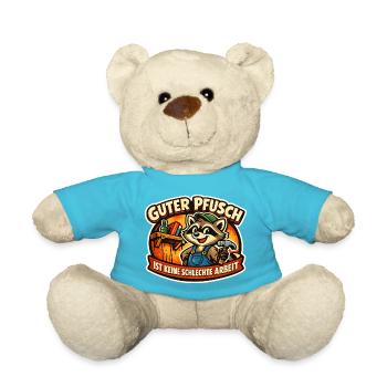 Guter Pfusch Bau-Handwerker - Teddy - Atollblau - Vorne
