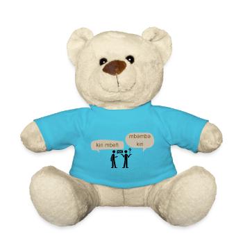 Mbembe kiri - Guten Morgen - Kiri mben - Hallo - Teddy - Atollblau - Vorne