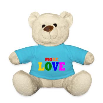 More love - Teddy Bear - atoll blue - Front