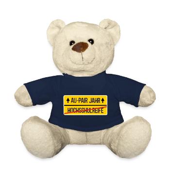 Au Pair Auslandsjahr Abi Bestanden Abschied Aupair - Teddy - French Navy - Vorne