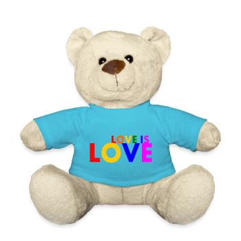 Love is love - Teddy - Atollblau - Vorne