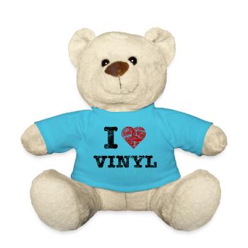 i_love_vinyl_vintage - Teddy - Atollblau - Vorne