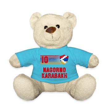 Équipe du Haut-Karabagh de football - Nounours - bleu outremer - Devant