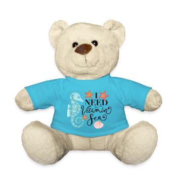 Vitamin Sea - Teddy Bear - atoll blue - Front