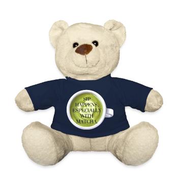 Sip Happens with Matcha - Teddy - French Navy - Vorne