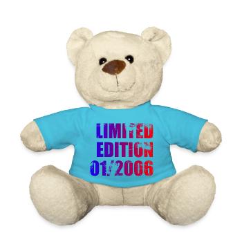 18th Birthday Limited Edition 01/2006 - Teddy Bear - atoll blue - Front