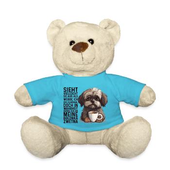 Ich denke an meine Bolonka Zwetna Hund Bolonka - Teddy - Atollblau - Vorne
