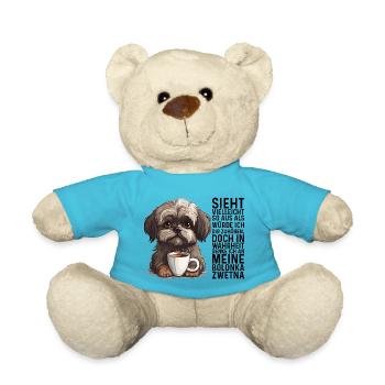Ich denke an meine Bolonka Zwetna Hund Bolonka - Teddy - Atollblau - Vorne