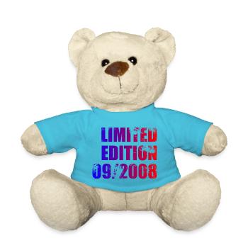 16th Birthday Limited Edition 09/2008 - Teddy Bear - atoll blue - Front