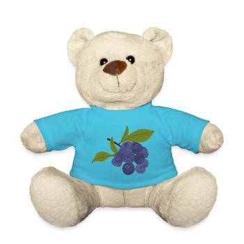 Isolierte Heidelbeere - Teddy - Atollblau - Vorne