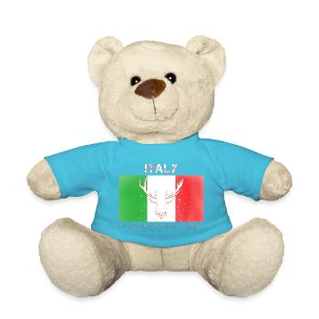 La faune et la flore de l’Italie Faune et la flore de l’Italie - Nounours - bleu outremer - Devant