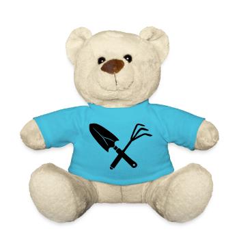 outils de jardin - Nounours - bleu outremer - Devant