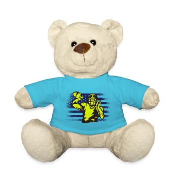 Maillot de football américain Drapeau des États-Unis - Nounours - bleu outremer - Devant