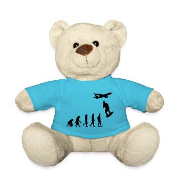 Skysurfing Skydiving Skydiver Evolution - Teddy Bear - atoll blue - Front