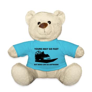 Airboat Fanboat Airboating Planeboat Bateau de marais - Nounours - bleu outremer - Devant