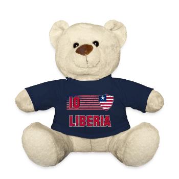 Liberia Fußball Mannschaft - Teddy - French Navy - Vorne