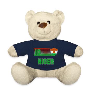 Niger Football Team - Teddy Bear - french navy - Front