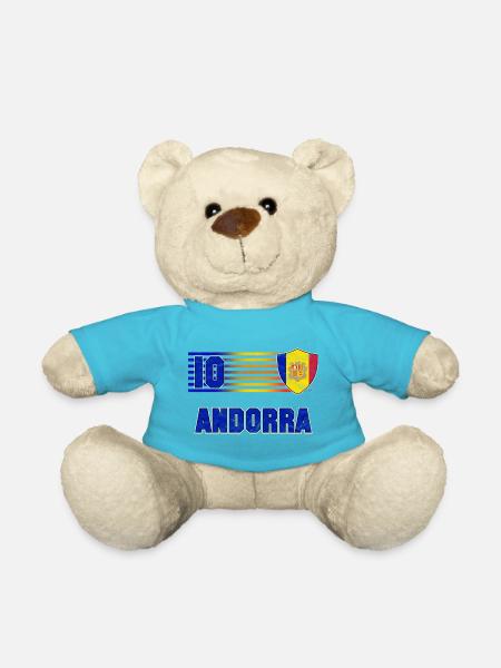 Équipe d’Andorre de football - Nounours - bleu outremer