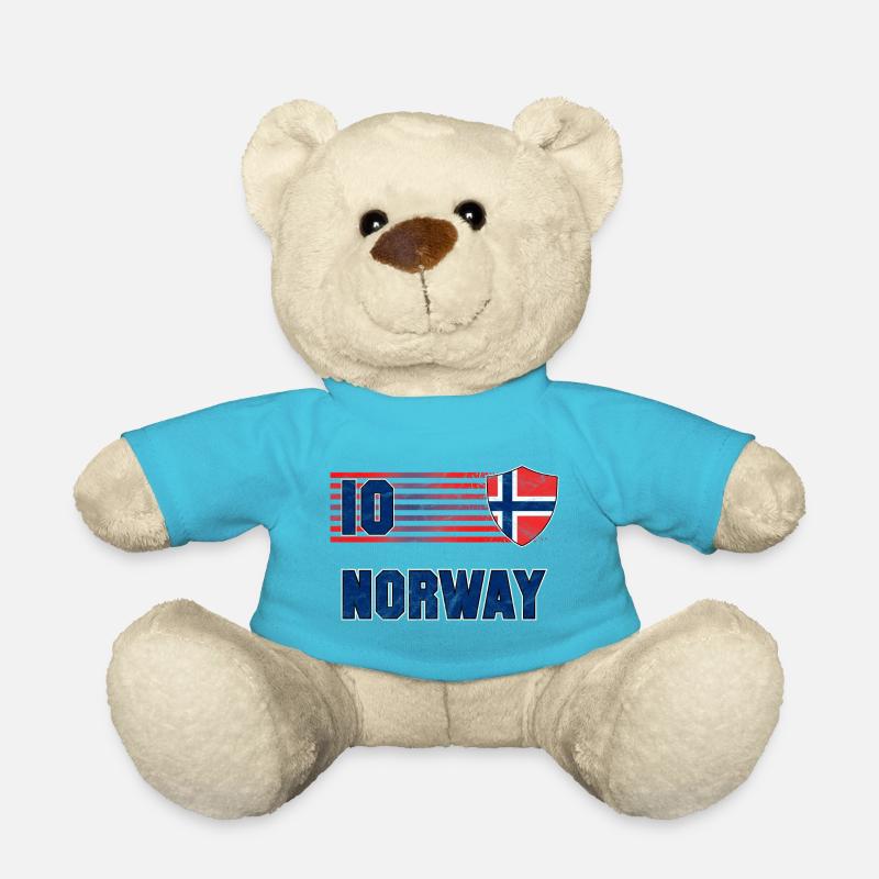 Équipe de Norvège de football - Nounours - bleu outremer