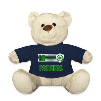 Équipe de football de Padanie - Nounours - bleu marine - Devant
