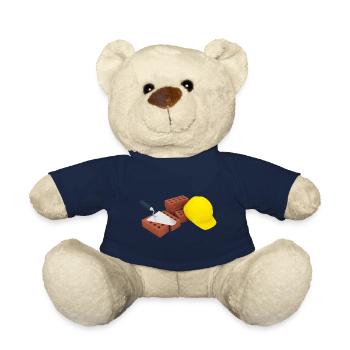 briques truelle casque - Nounours - bleu marine - Devant