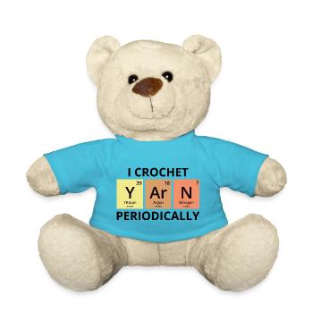 Crochet Crochet Crochet Crocheter Fil Drôle - Nounours - bleu outremer - Devant