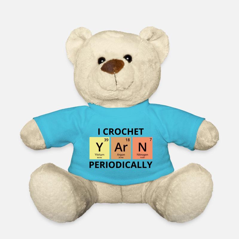 Häkeln Häkeln Stricken Häkelgarn Lustig - Teddy - Atollblau