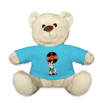 statue vinyle - Nounours - bleu outremer - Devant