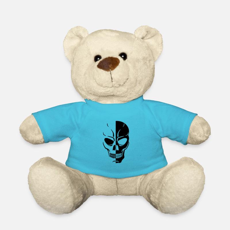 Totenkopf - Teddy - Atollblau