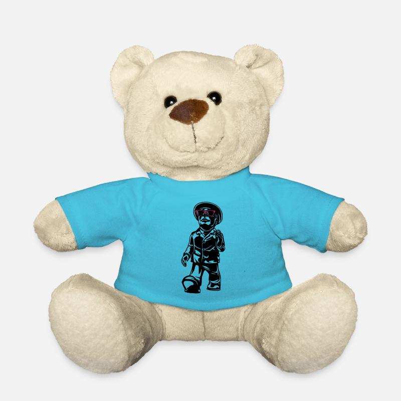 Wiesbadener Einheitsmännchen - Teddy - Atollblau