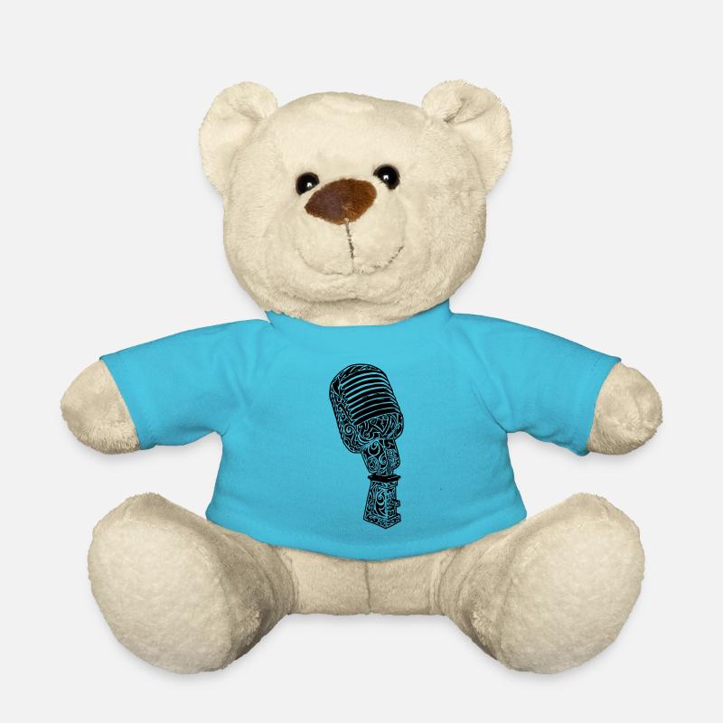 Tribal Old school Microphone - Teddy - Atollblau