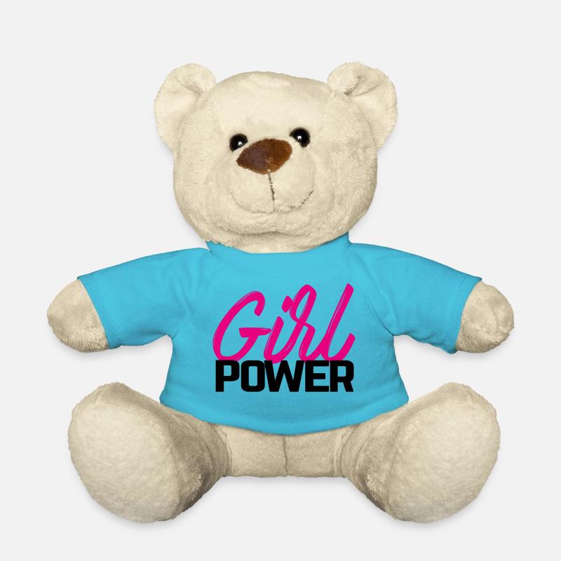 Girl Power - Teddy - Atollblau