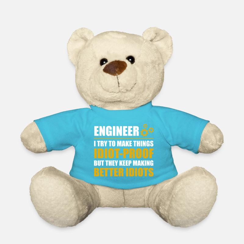 ENGINEERS - we save the world - Teddy - Atollblau