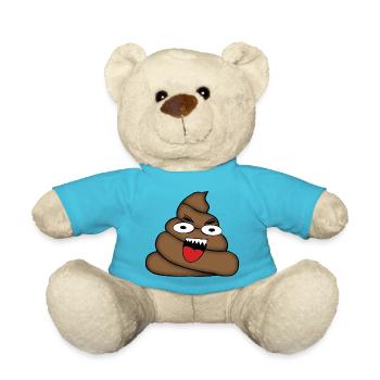 VERRÜCKTER POOP - Teddy - Atollblau - Vorne