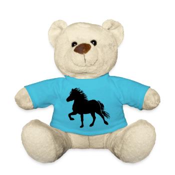 Cheval islandais puissant Tölt, islandais, poney islandais - Nounours - bleu outremer - Devant