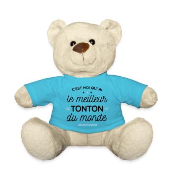 Meilleur Tonton - super tonton - Nounours - bleu outremer - Devant