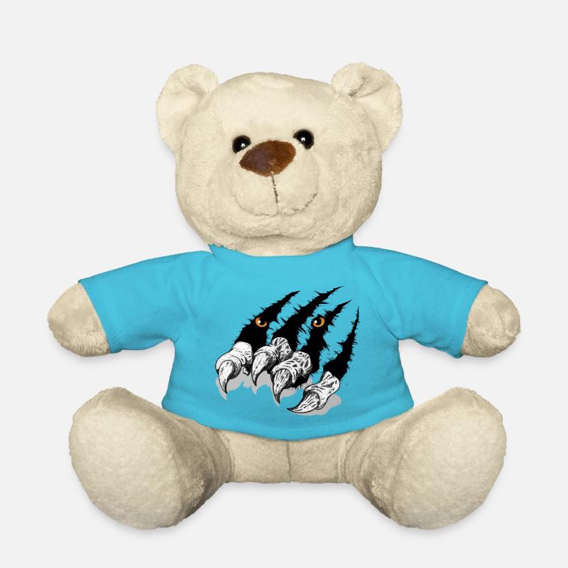 griffes oeil - Nounours - bleu outremer
